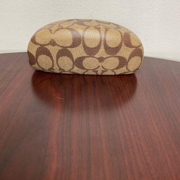 Coach glasses with coach clamshell case RC002 RAP 6035AB 135 women’s brown case - Picture 3 of 11